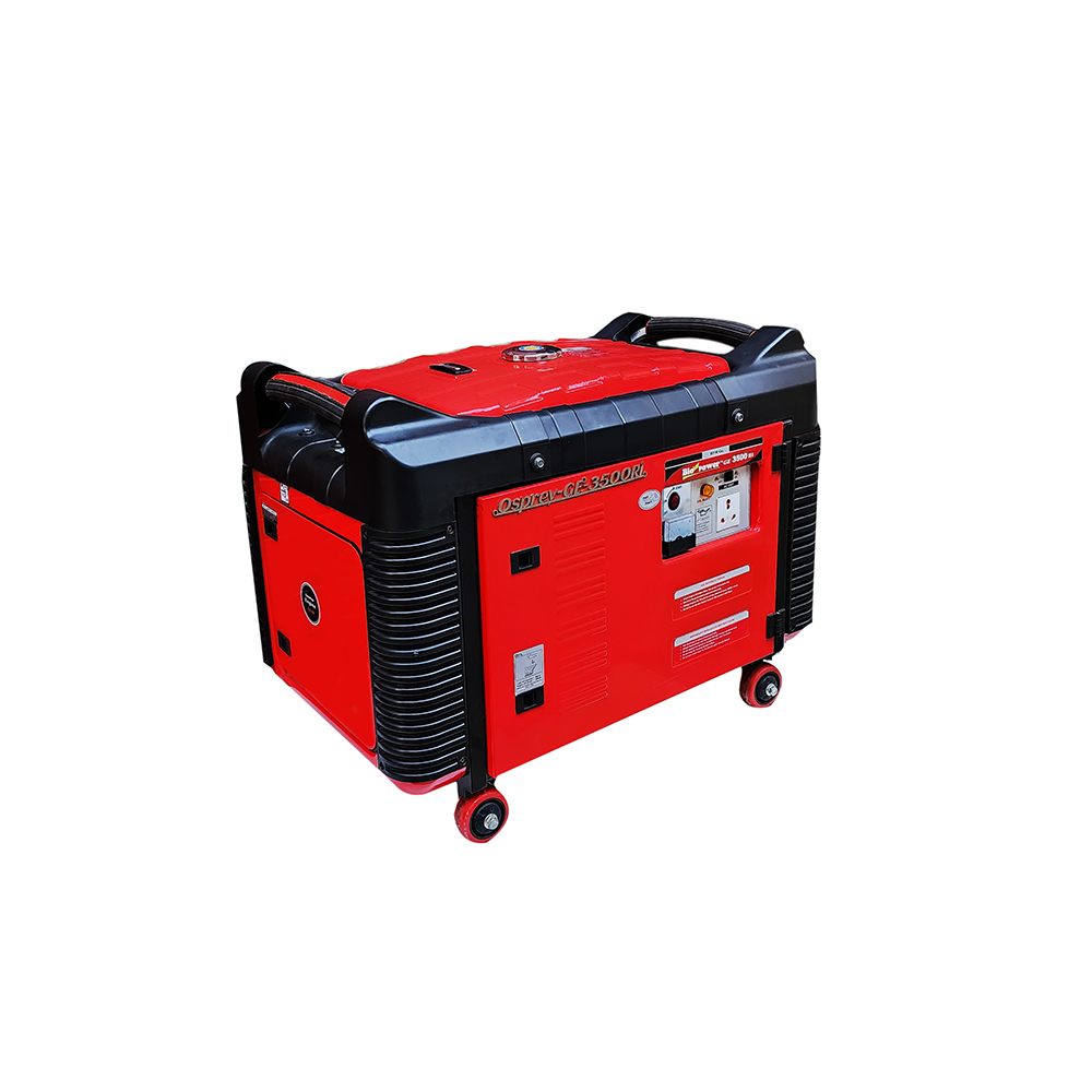 3.5 KVA  Light Weight & Powerful Portable Petrol Generator, Petrol Run, Recoil Start. Model Osprey GE-3500Ri